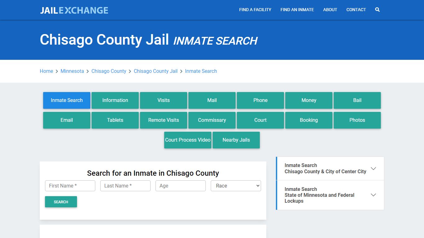 Chisago County Jail, MN Inmate Search: Roster & Mugshots